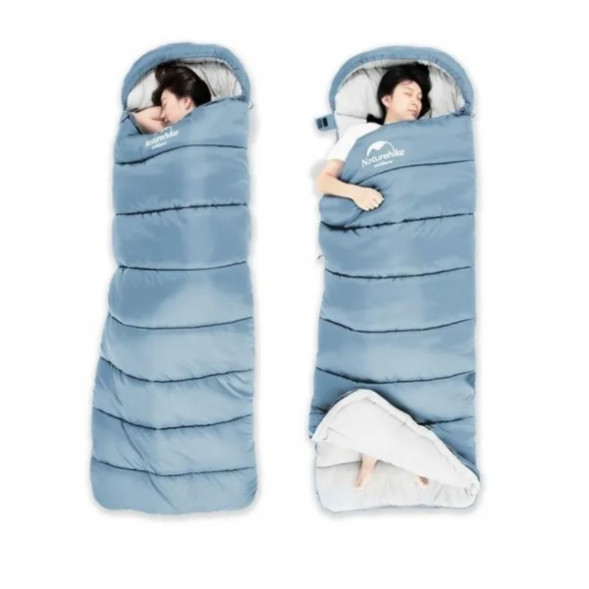 Спальный мешок Naturehike U250 (Левый), голубой в Липецке