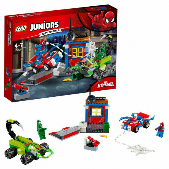 Конструктор LEGO Juniors 10754 Решающий бой Человека-паука против Скорпиона в Липецке