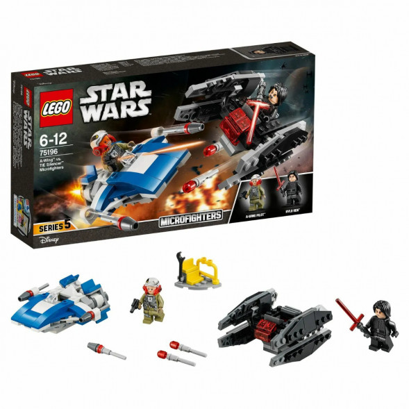 Конструктор LEGO Star Wars 75196 Истребитель типа A против бесшумного истребителя СИД в Липецке