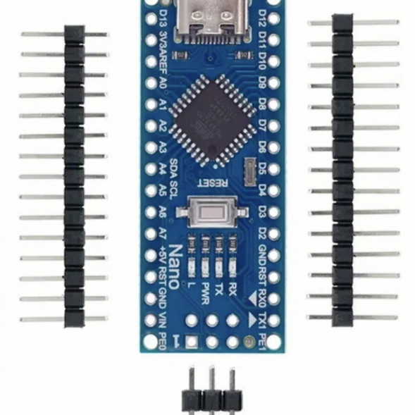 Микроконтроллер Arduino NANO TYPE-C V3.0 (совместимый) Atmega328 CH340 в Липецке