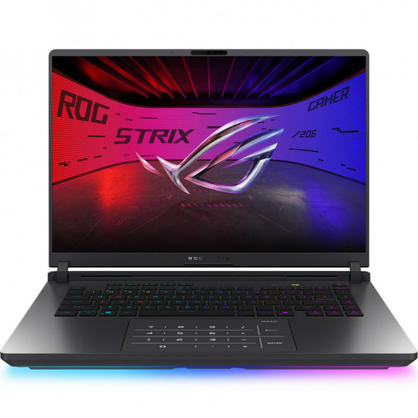 Ноутбук игровой ASUS ROG Strix G16 G615JMR-TS415 (16&amp;quot;, IPS, Intel Core i7-14650HX 2.2ГГц, 16-ядерный, 16ГБ DDR5, 512 ГБ SSD, NVIDIA GeForce RTX 5060 - 8 ГБ, без ОС), серый в Липецке