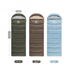 Спальный мешок Naturehike U250 (Левый), коричневый