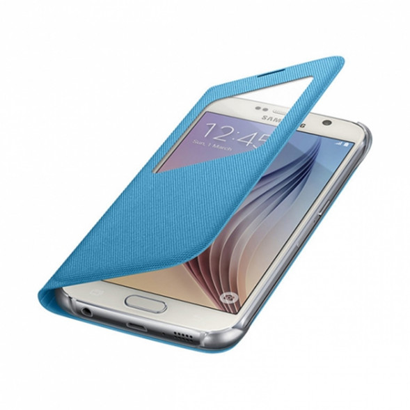 Чехол для Samsung Galaxy S6 S-View Cover (EF-CG920BLE), Blue в Липецке