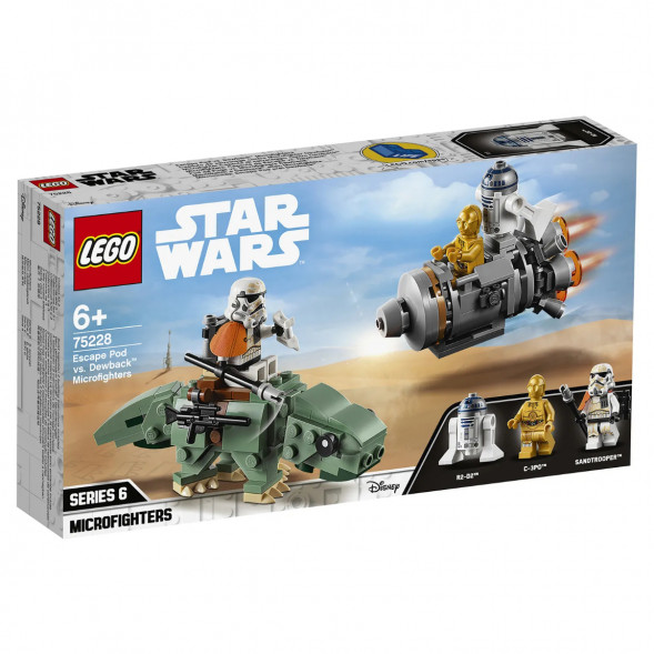 Конструктор LEGO Star Wars 75228 Спасательная капсула Микрофайтеры дьюбэк в Липецке