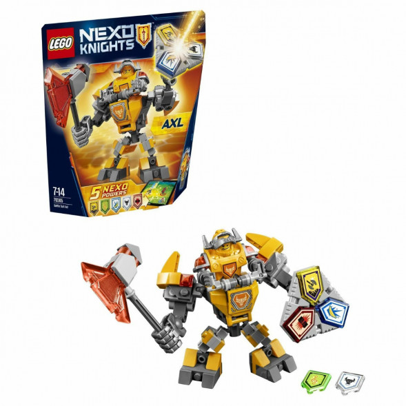 Конструктор LEGO Nexo Knights 70365 Боевые доспехи Акселя в Липецке