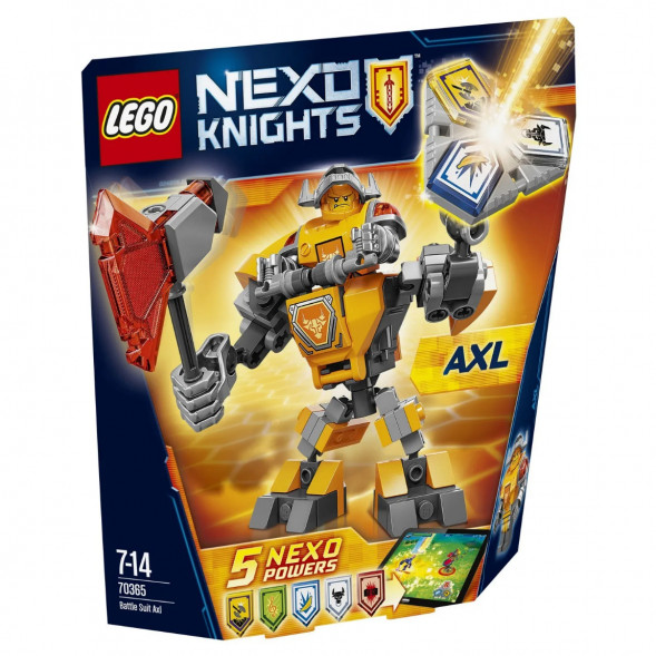 Конструктор LEGO Nexo Knights 70365 Боевые доспехи Акселя в Липецке