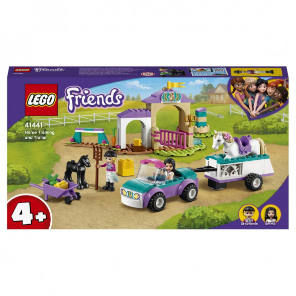 Конструктор LEGO Friends 41441 Тренировка лошади и прицеп для перевозки в Липецке