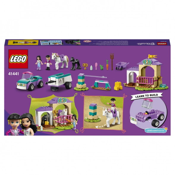 Конструктор LEGO Friends 41441 Тренировка лошади и прицеп для перевозки в Липецке