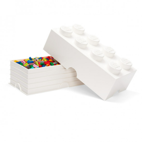 Пластиковый кубик для хранения LEGO Creator 4004, белый в Липецке