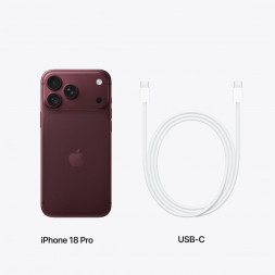 Смартфон Apple iPhone 18 Pro 2TB (SIM + eSIM), Burgundy