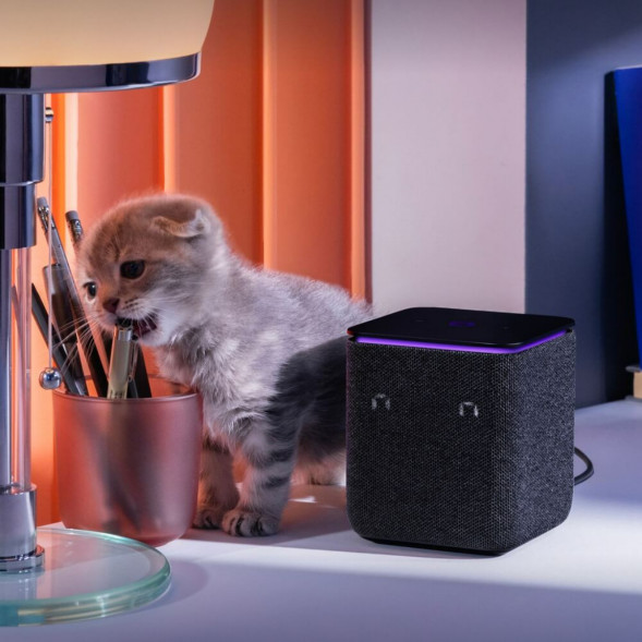 Умная колонка Яндекс Станция Миди с Алисой на YaGPT, чёрный в Липецке