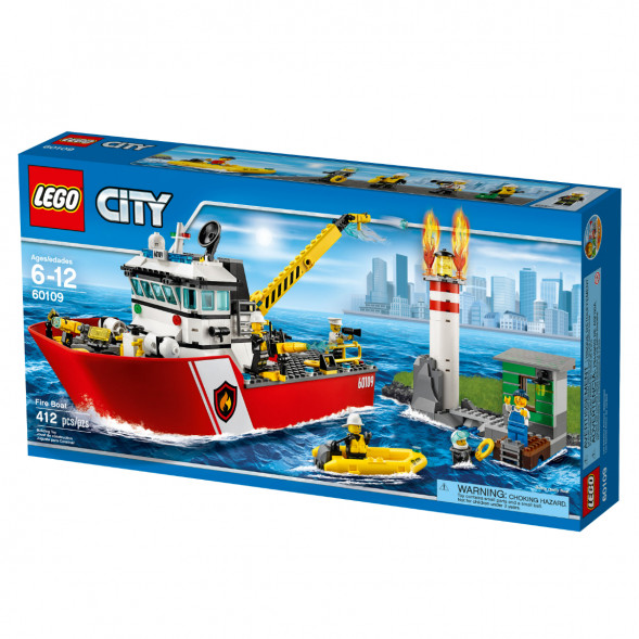 Конструктор LEGO City 60109 Пожарный катер в Липецке