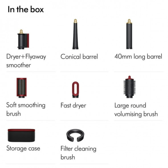 Cтайлер Dyson Airwrap Complete Long HS08 (594804-01), Red Velvet/Gold в Липецке