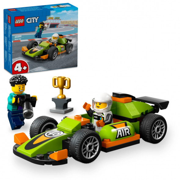 Конструктор LEGO City 60399 Зеленый Гоночный автомобиль в Липецке