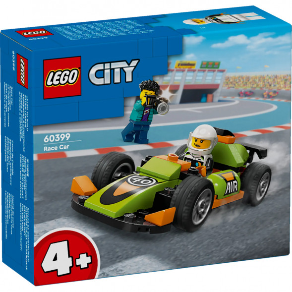 Конструктор LEGO City 60399 Зеленый Гоночный автомобиль в Липецке