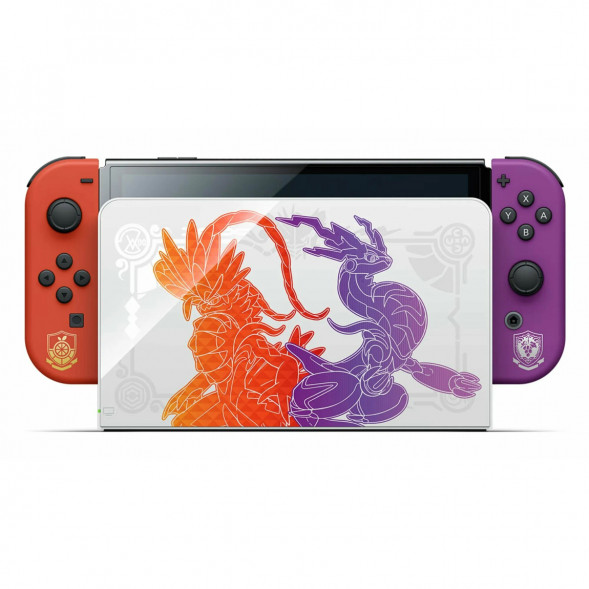 Игровая приставка Nintendo Switch OLED 64 ГБ, Pokemon Scarlet &amp;amp; Violet Edition в Липецке