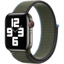 Ремешок для Apple Watch 44mm Inverness Green Sport Loop (MYA72ZM/A), зелёные холмы