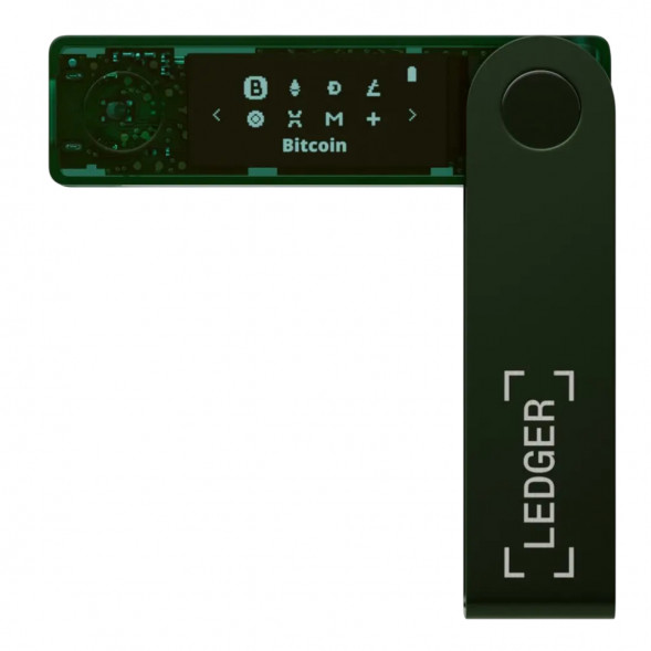 Аппаратный криптокошелёк Ledger Nano X, Emerald Green в Липецке