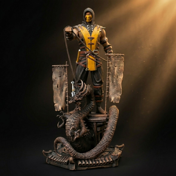 3D фигурка Скорпион Mortal Kombat в Липецке