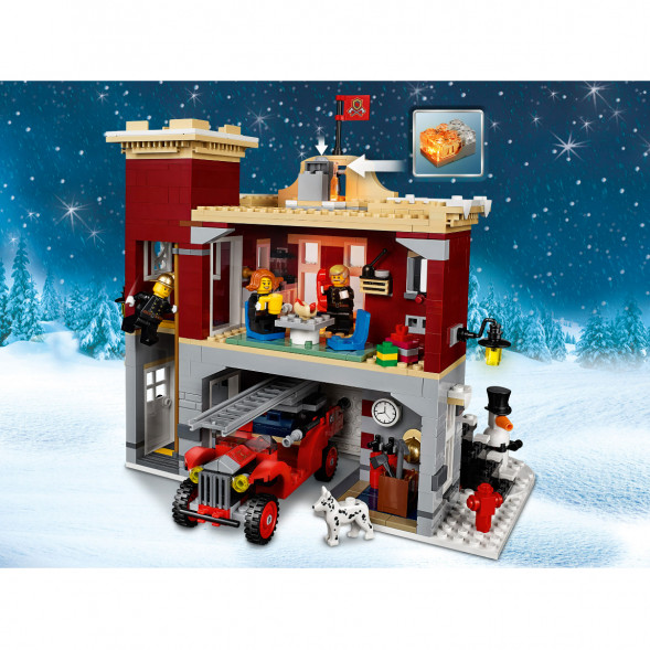 Конструктор LEGO Creator 10263 Пожарная часть в зимней деревне в Липецке