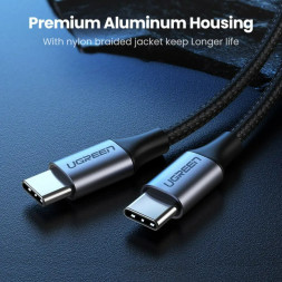 Кабель USB Type-C/Type-C Ugreen 60W, 1 м