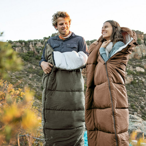 Спальный мешок NH20MSD07-U350S (Правый), темно-зеленый в Липецке