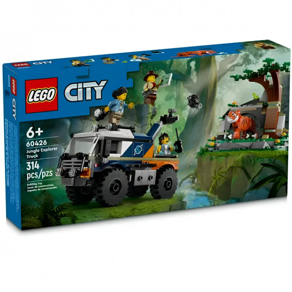 Конструктор LEGO City 60426 Внедорожный грузовик Исследователь джунглей в Липецке