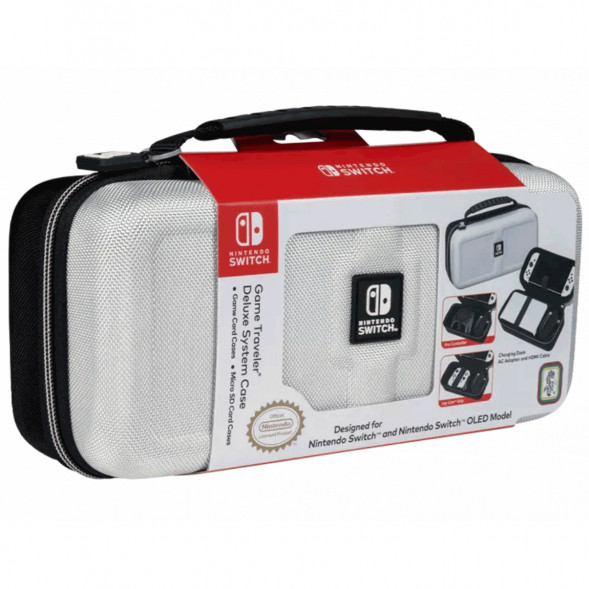 Чехол BIG BEN Deluxe для Nintendo Switch/OLED/Lite, белый в Липецке