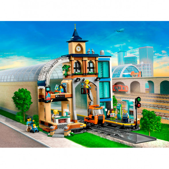 Конструктор LEGO City 60469 Центральный железнодорожный вокзал в Липецке