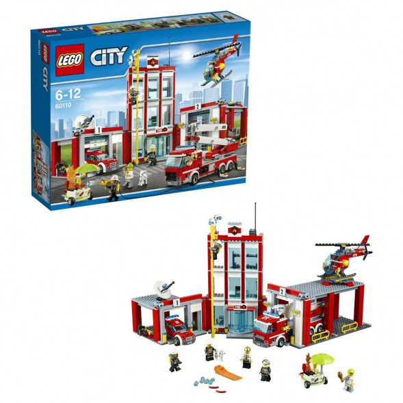 Конструктор LEGO City 60110 Пожарная часть в Липецке