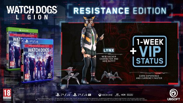 Игра Watch Dogs: Legion. Resistance Edition [PS4, русская версия] в Липецке
