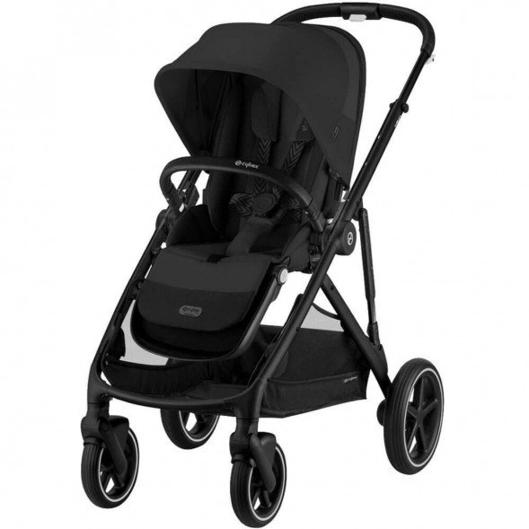 Детская коляска Cybex Gazelle S BLK Moon Black с корзиной и дождевиком в Липецке