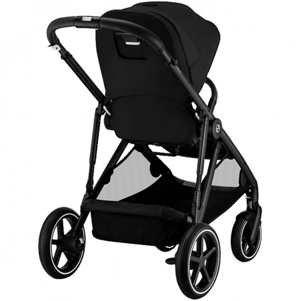 Детская коляска Cybex Gazelle S BLK Moon Black с корзиной и дождевиком в Липецке