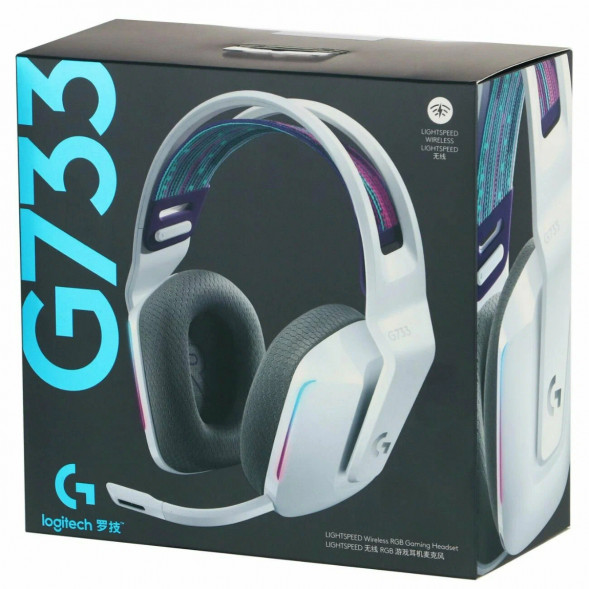 Игровая гарнитура Logitech G733 RGB Headset Wireless, White в Липецке