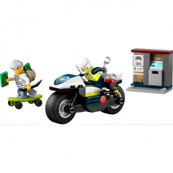 Конструктор LEGO City 60455 Полицейская погоня на мотоцикле в Липецке