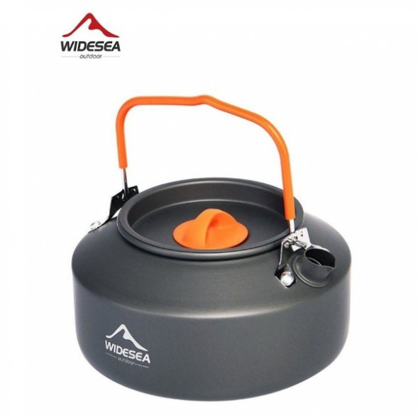 Чайник походный Widesea 1 литр, темно-серый в Липецке