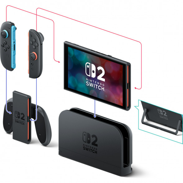 Игровая приставка Nintendo Switch 2, черный в Липецке