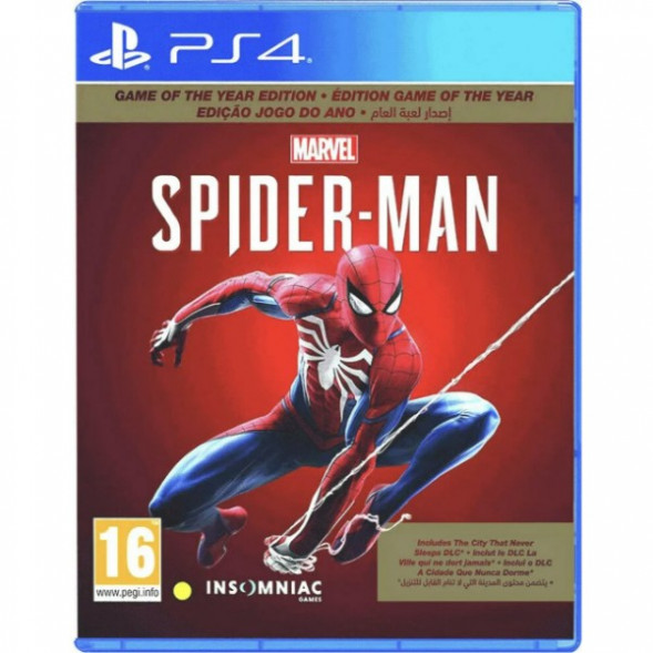 Игра MARVEL Человек-Паук. Game of the Year Edition [PS4, русская версия] в Липецке