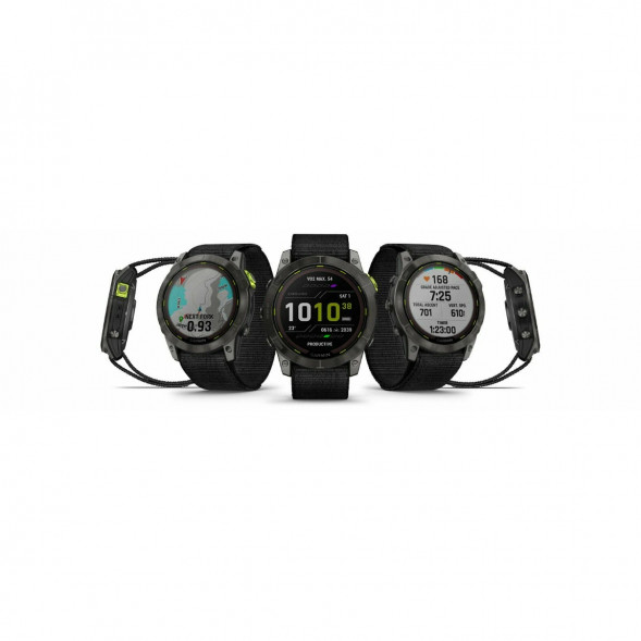 Умные часы Garmin Enduro 2 угольно-серый DLC титановый с нейлоновым ремешком UltraFit 010-02754-01 в Липецке