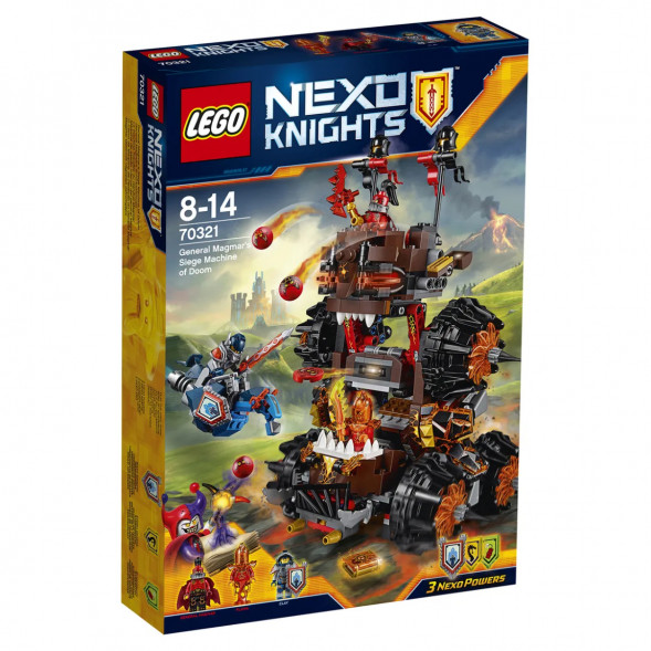 Конструктор LEGO Nexo Knights 70321 Роковое наступление Генерала Магмара в Липецке