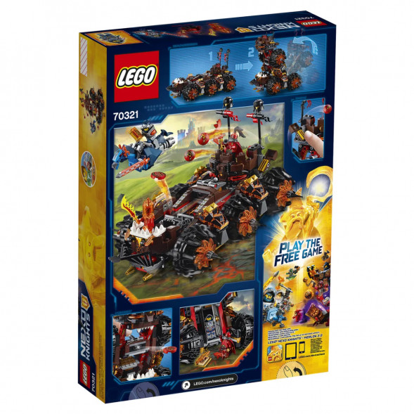 Конструктор LEGO Nexo Knights 70321 Роковое наступление Генерала Магмара в Липецке