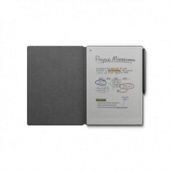 Графический планшет reMarkable Paper Pro + Marker Plus + чехол Book Folio Leather Black в Липецке