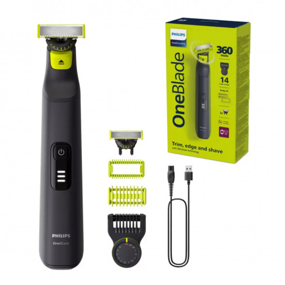 Триммер Philips QP6542/15 OneBlade 360 Pro Face + Body в Липецке