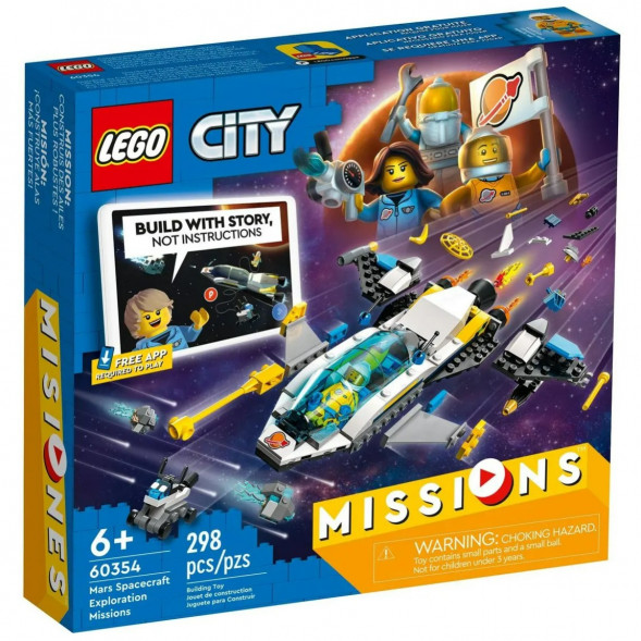 Конструктор LEGO City 60354 Космическая миссия для исследования Марса в Липецке