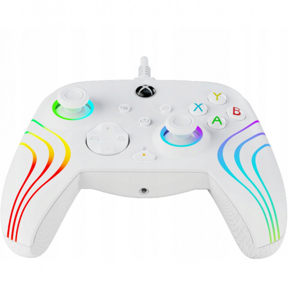 Геймпад проводной PDP для Xbox Afterglow Wave, White в Липецке