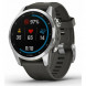 Умные часы Garmin Fenix 7s серебристый с графитовым силиконовым ремешком 010-02539-01 в Липецке