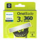 Сменные лезвия Philips OneBlade 360 QP430/50, 3 штуки в Липецке