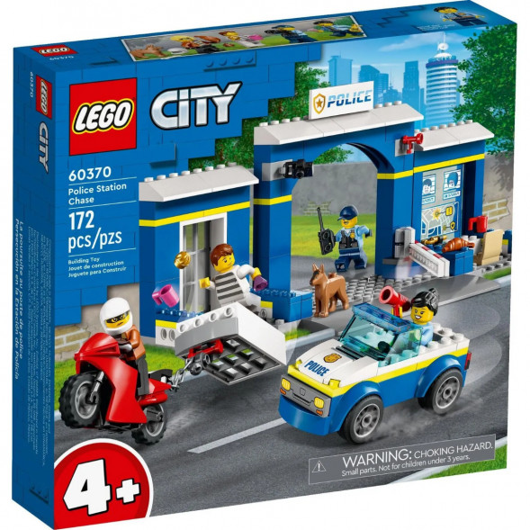 Конструктор LEGO City 60370 Побег из полицейского участка в Липецке