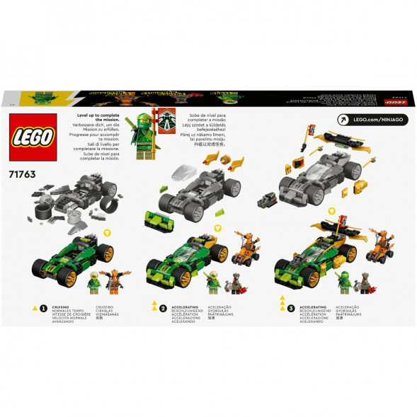 Конструктор LEGO Ninjago 71763 Гоночный автомобиль ЭВО Ллойда в Липецке