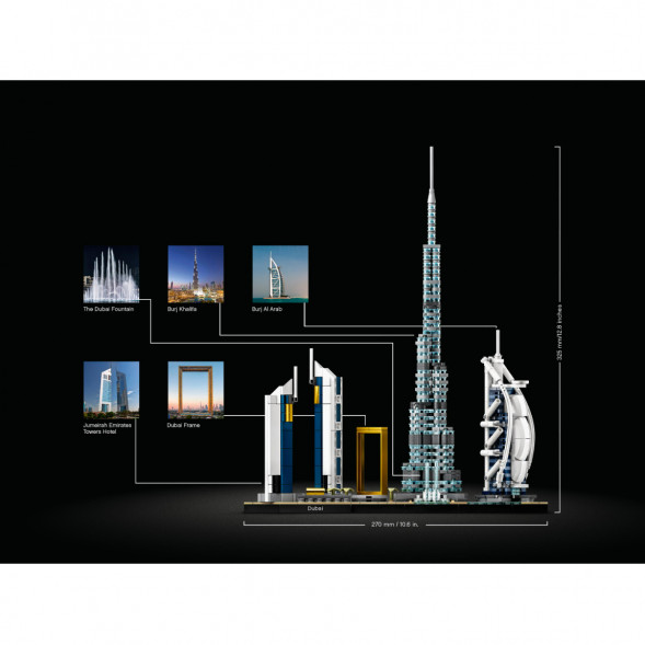 Конструктор LEGO Architecture 21052 Дубай в Липецке
